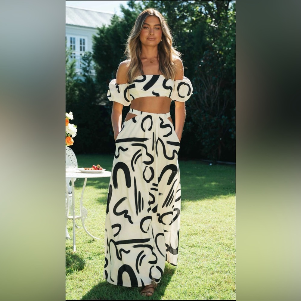 two piece print set